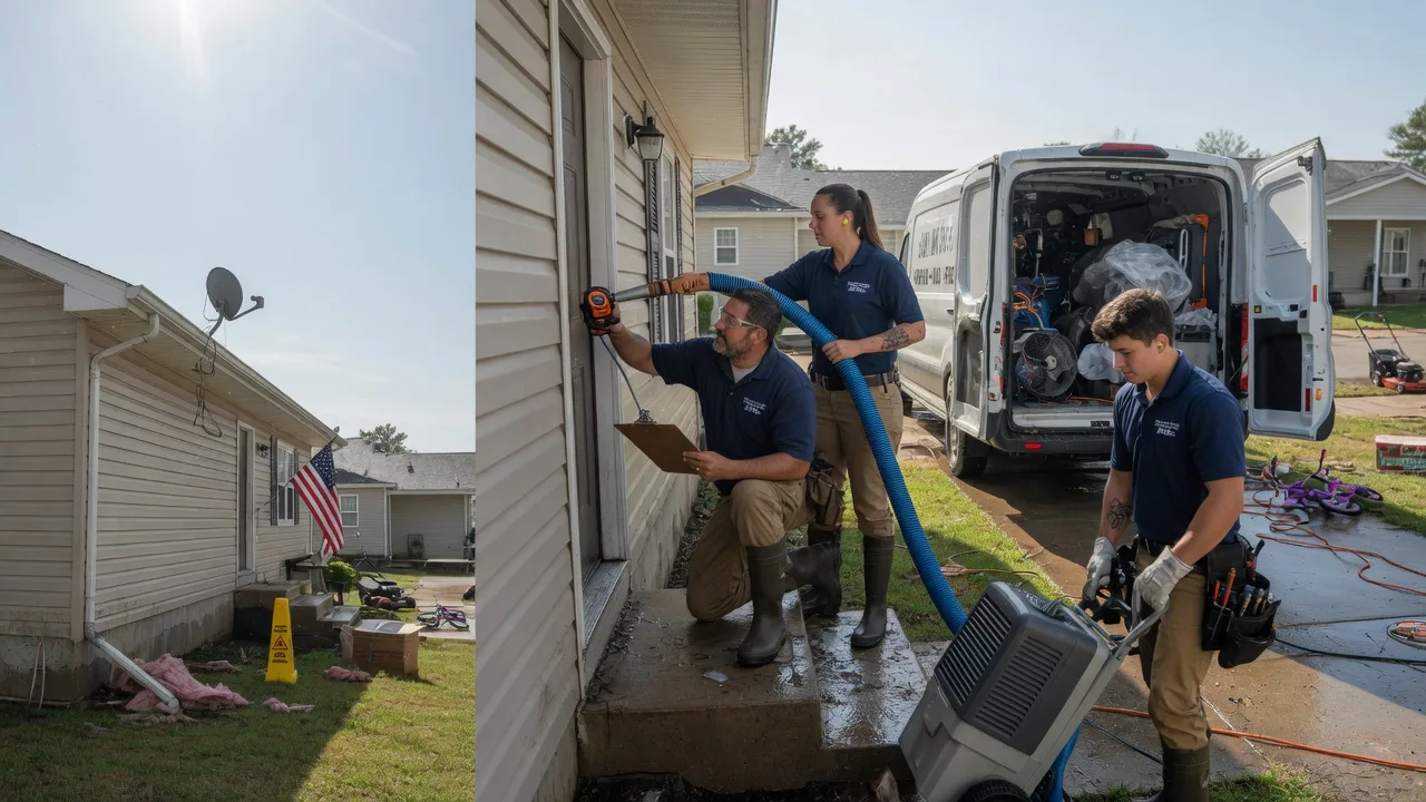 Ceiling Water Damage Restoration in Bethalto, IL near me